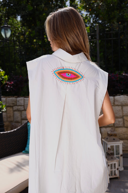 Riviera Eye Embroidered Set