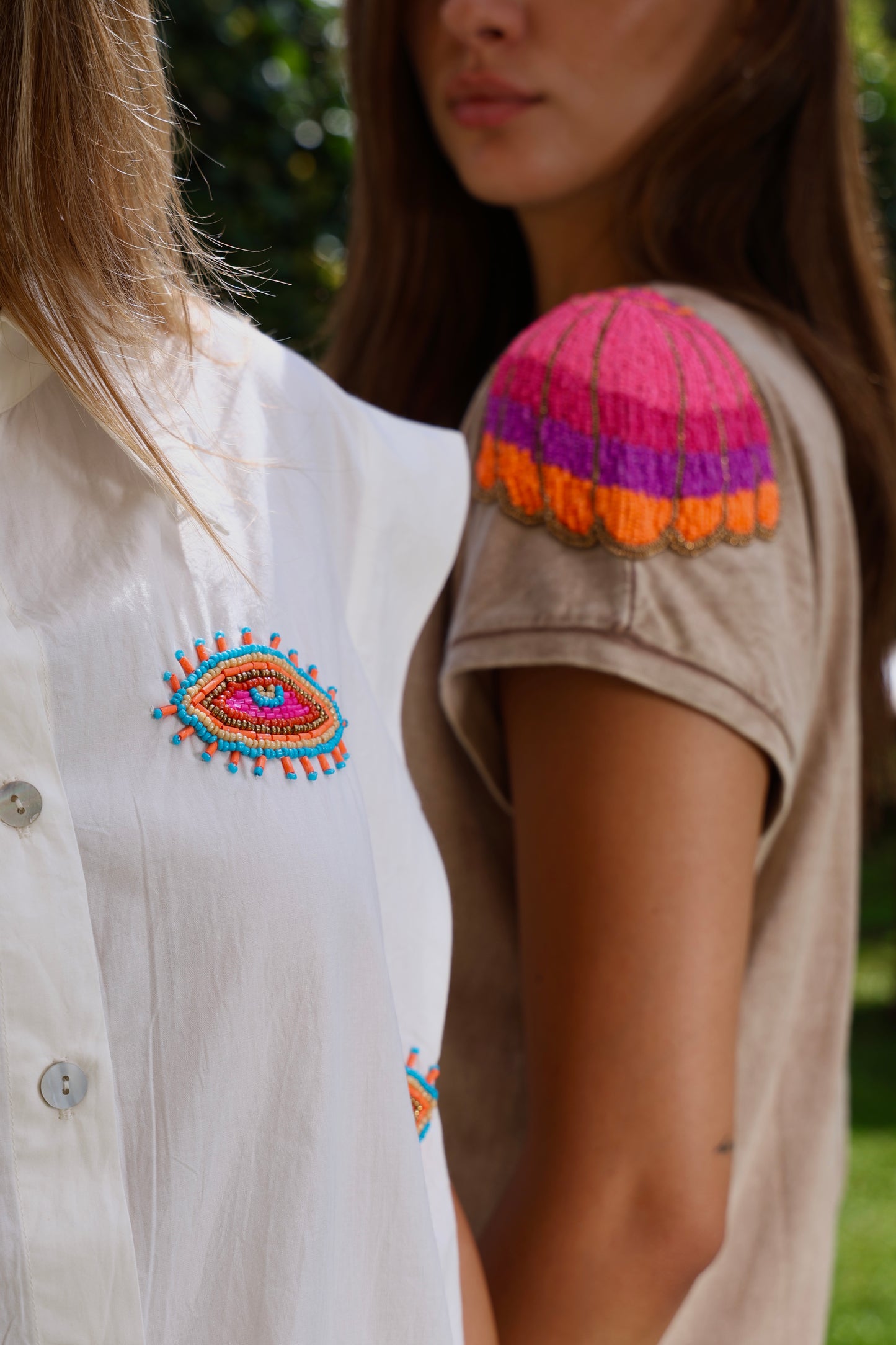 Riviera Eye Embroidered Set